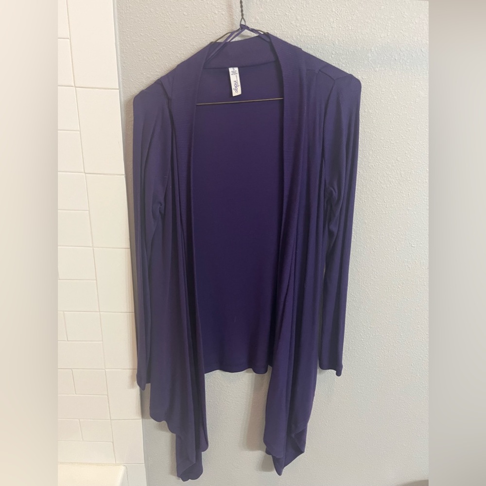 Purple Cardigan